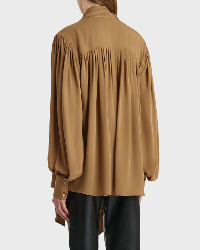 KHAITE Bluse Vali Black/gold US 4 ( EUR 36)