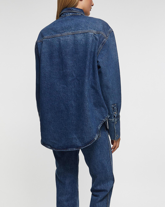 ANINE BING Skjorta Dante Denim Blå XS