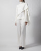 RÓHE Topp Silk Foulard Cream 36