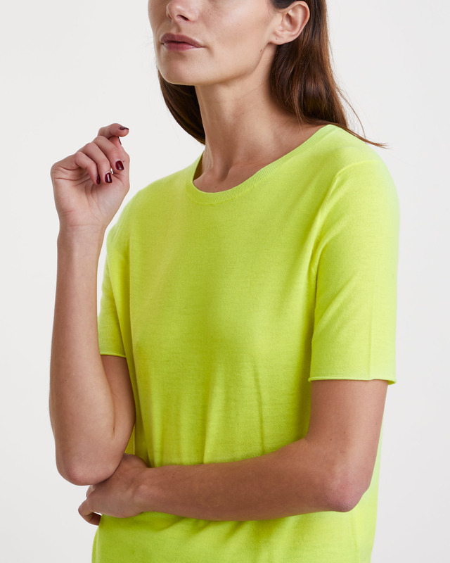 LISA YANG T-Shirt Ari Cashmere Neongul 1 (S-M)
