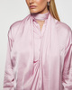 Acne Studios Skjorta Layered Satin Scarf Rosa 36