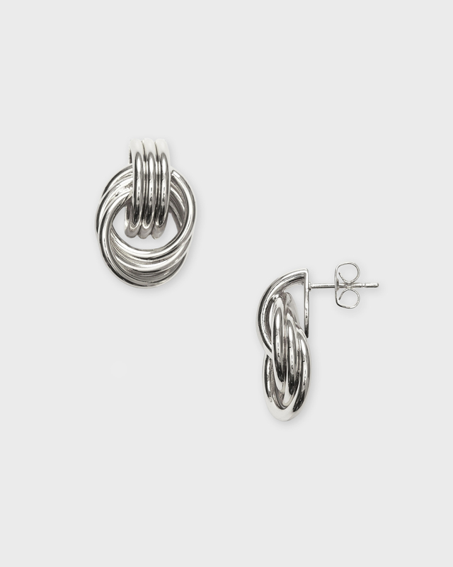 Anni Lu Earring Triplet Silver ONESIZE