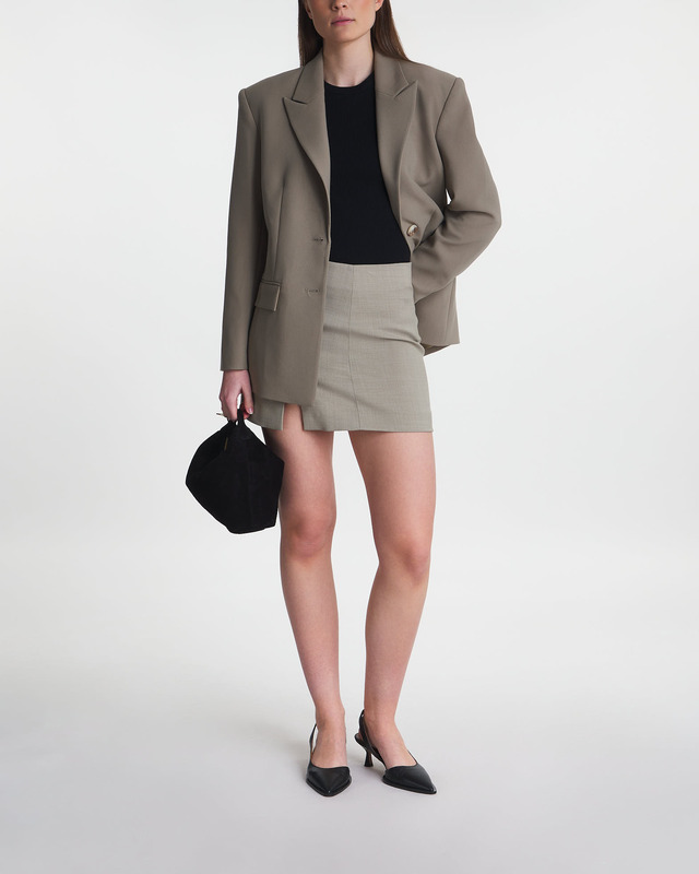 Filippa K Kjol Tailored Mini Sage 38