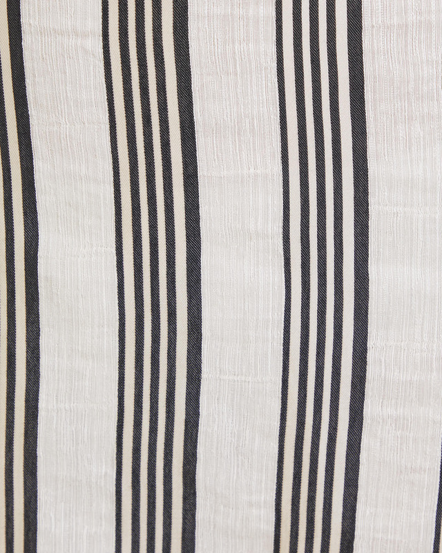 Dagmar Kjol Fitted Cotton Vit/svart 38
