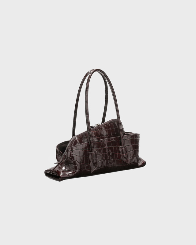 The Attico Handväska La Passeggiata Small' Top Handle Brun ONESIZE