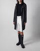 Hunter Coat Andrea PU Rain Black S