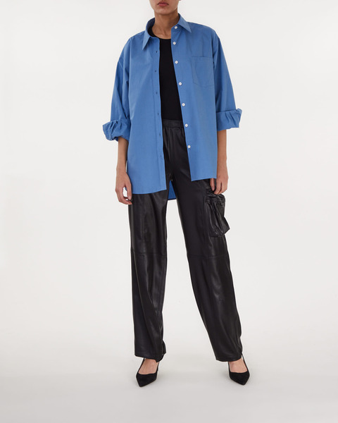 Trousers Shiny Cargo Svart 2
