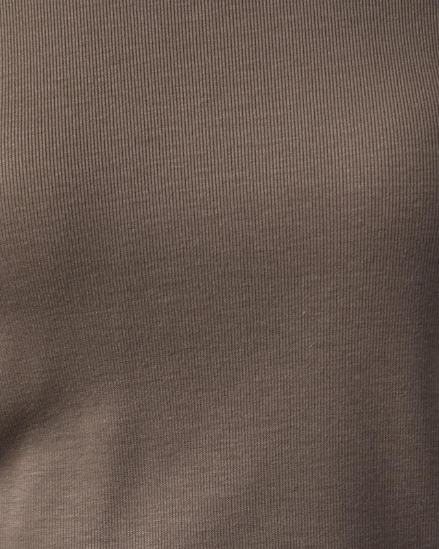 By Malene Birger T-shirt Long Sleeve Fritha Lyocell Chocolate XL