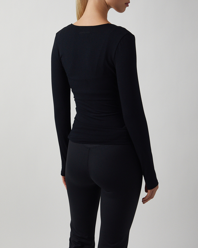 Sisterly tribe Top Soft Ballet Wrap Black S