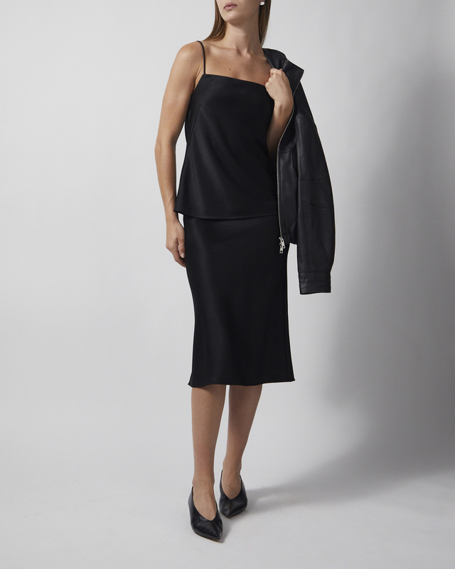 Wakakuu Icons Camitopp Suzi Satin Black S
