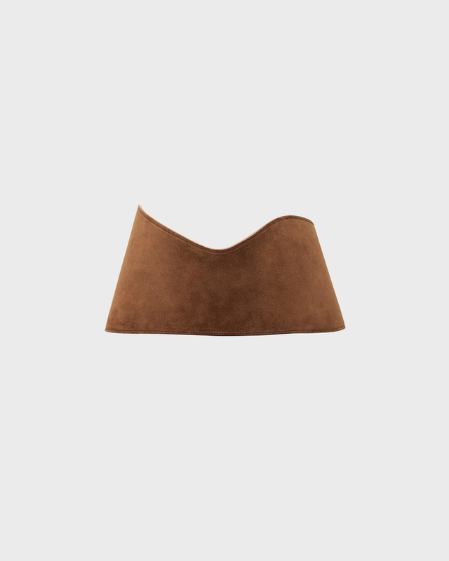 Liffner Belt Flow Corset Suede Mushroom Brun ONESIZE