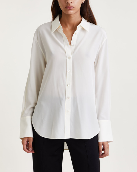 Silk Crepe de Chine Joe Blus Ivory 1