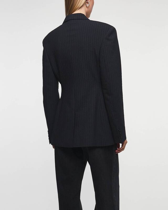 Acne Studios Kavaj Pinstripe Double Breasted  Svart 38