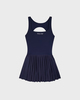 Sporty & Rich Kjole Signature Logo Court Navy M