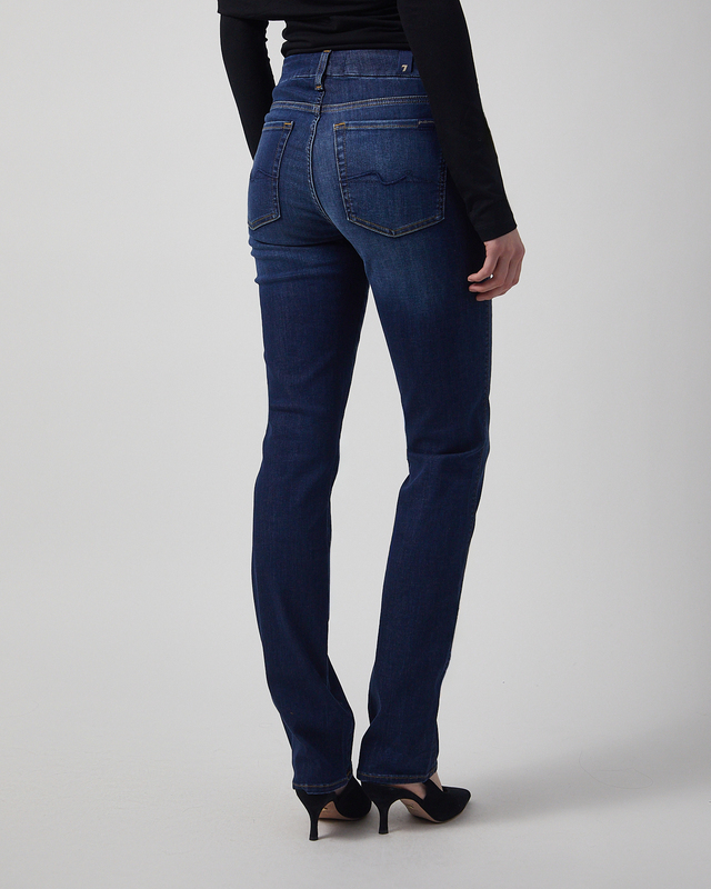 7 For All Mankind Jeans Kimmie Straight Rinsed Indigo Dark blue wash 27