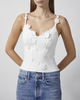 Cult Gaia Topp Emiliana Offwhite L