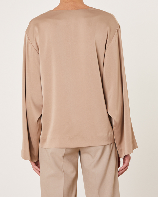 Wakakuu Icons Blouse Kaftan Beige S