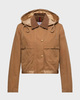 Moncler Jacket Aconitum Brown MONCLER 1 (S)