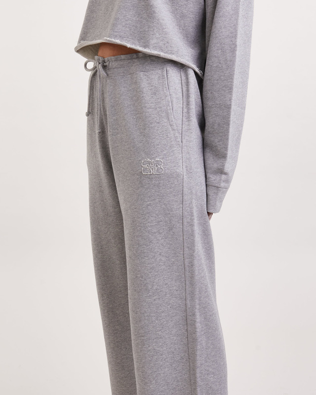 Ganni Byxor Light Isoli Wide Leg  Paloma melange L