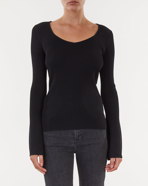 Top Rachel Rib Svart 1