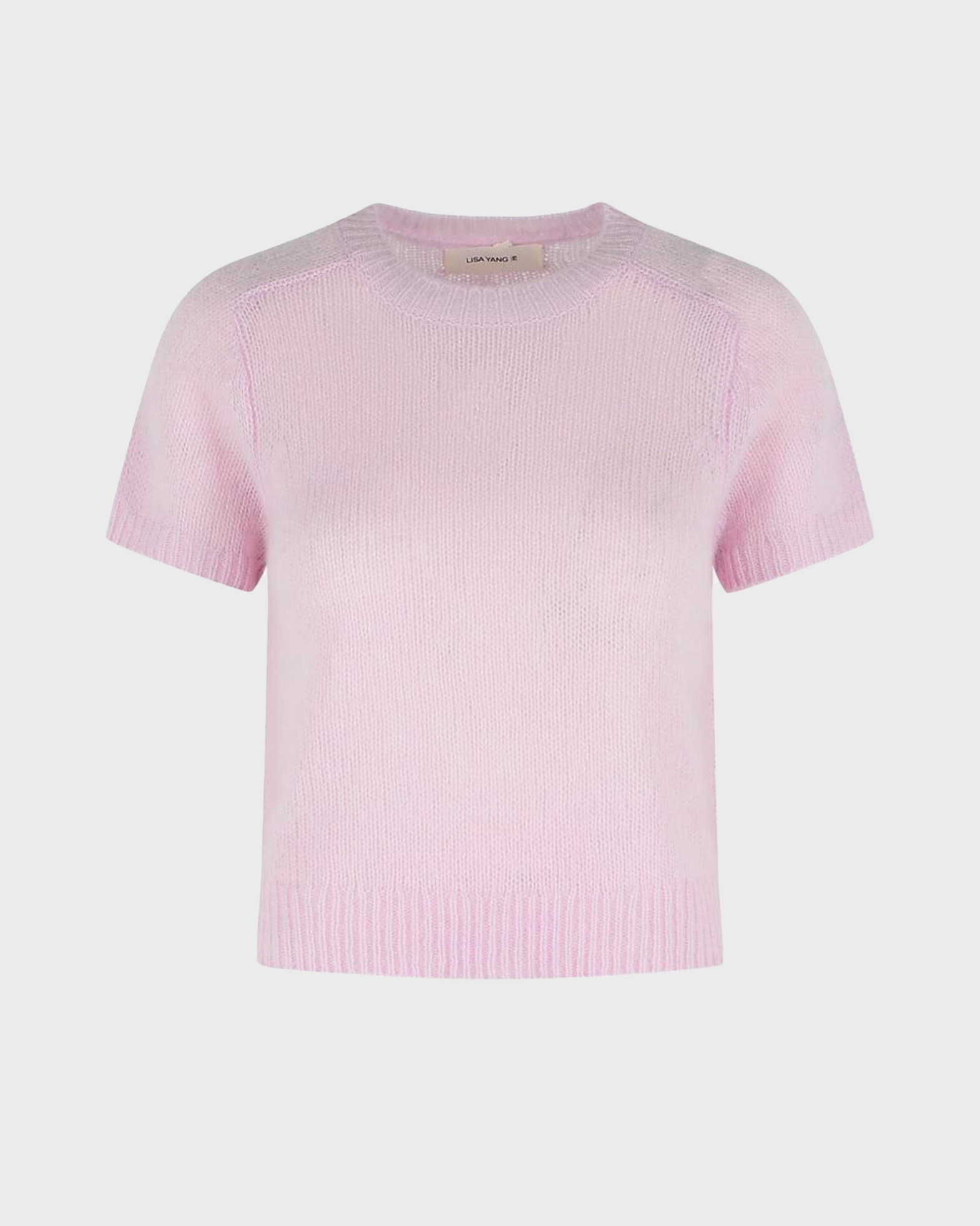 Lisa Yang Women's Light Pink Siona T-Shirt L 2 (M-L)