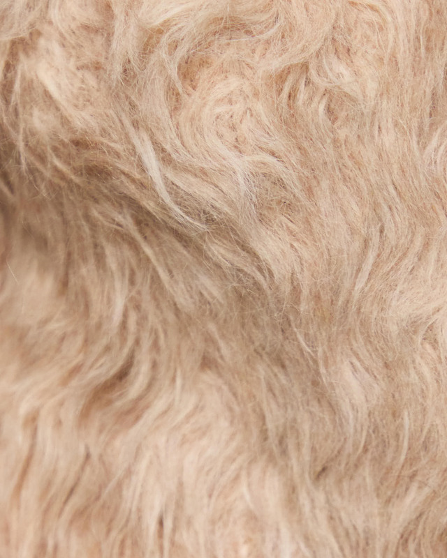 Acne Studios Kofta Fluffy Cropped Beige XS
