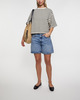ANINE BING T-Shirt Myers Cropped Tee Vit/svart L