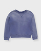 Acne Studios Sweatshirt Washed Logo Navy L-XL