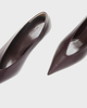 Le Monde Beryl Pumps Babouche Kitten Heel Plum EUR 41