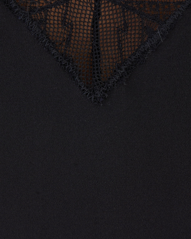Zadig & Voltaire Top Christy Cdc Caraco Svart L