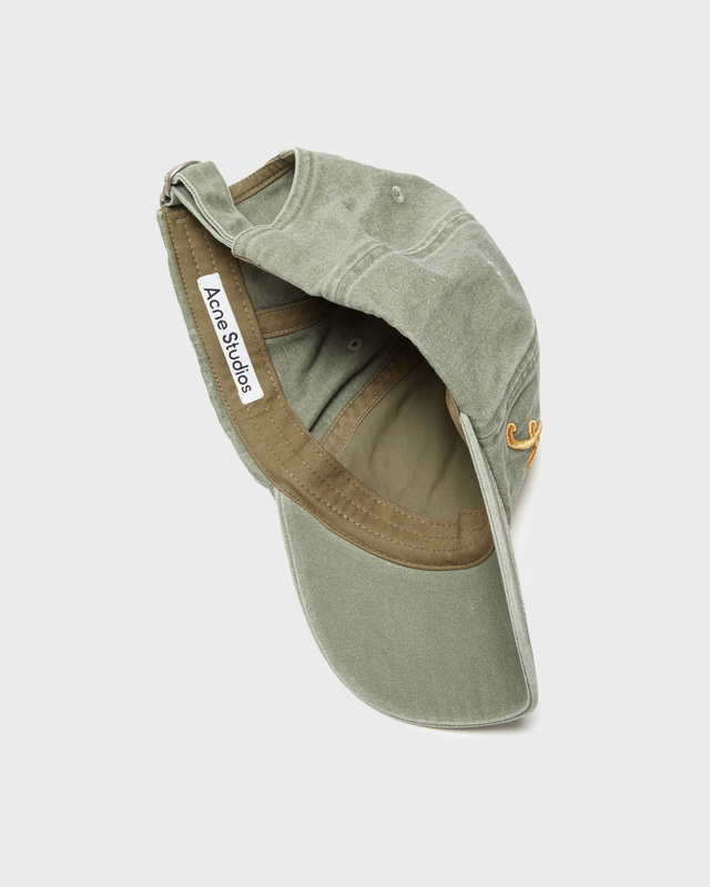 Acne Studios Cap Logo Vintage Sage ONESIZE