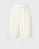 RÓHE Shorts Tailored Belted Offwhite 40