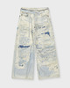 Acne Studios Jeans Printed Distressed Light blue 36