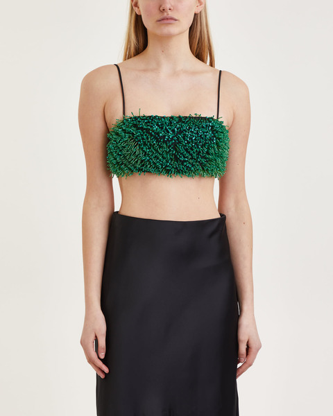 Top Beaded Taffeta  Svart 2