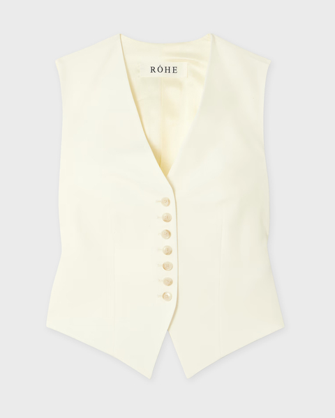 Väst Shaped Waistcoat Offwhite 1