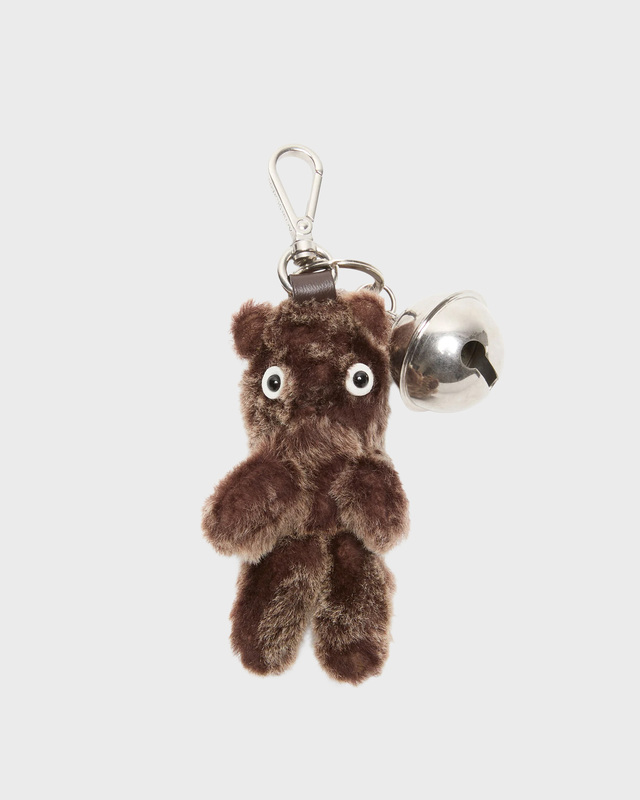 Acne Studios Keyring Teddy Bear Chocolate ONESIZE