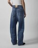 The Attico Jeans Back Buckle Strap Washed Blue 26
