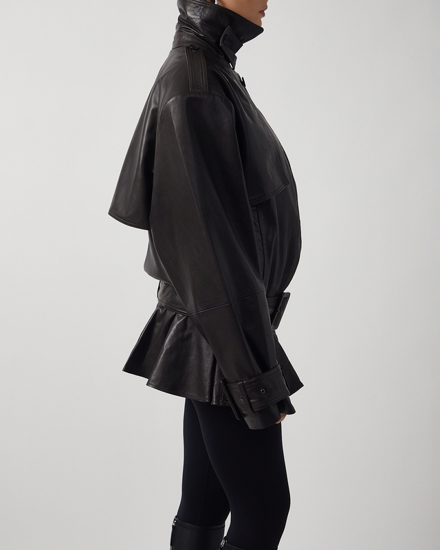 ROTATE Birger Christensen Jacka Biker Leather Mole 38