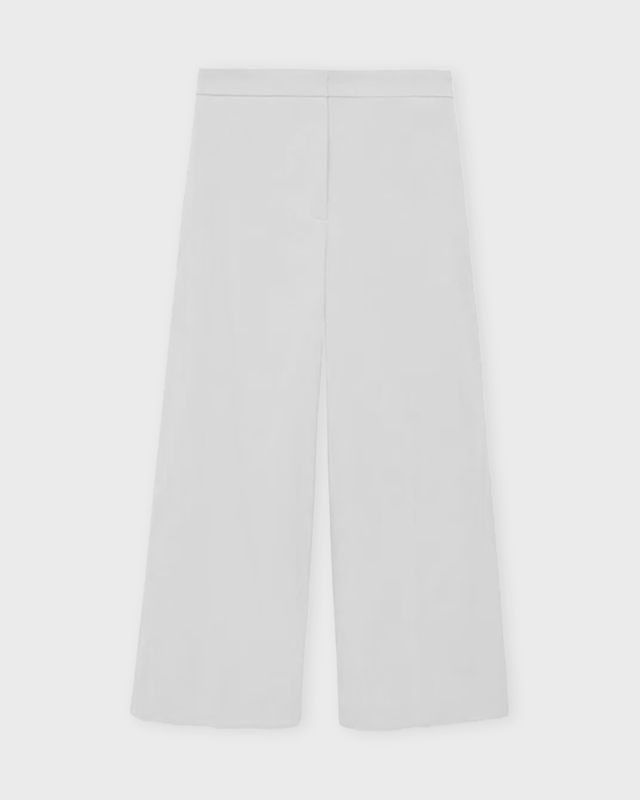 JOSEPH Byxor Temple Light Gabardine Stretch Ivory 36
