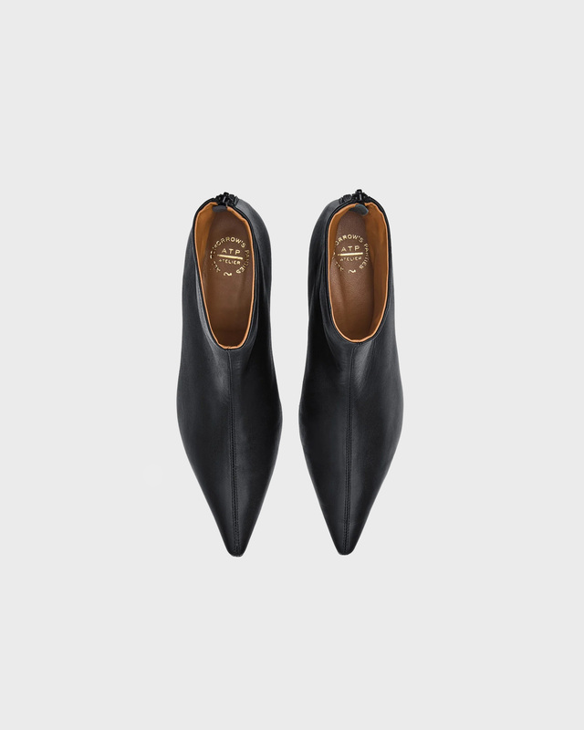 ATP Atelier Ankelstøvler Melfi Black Shiny Nappa EUR 39
