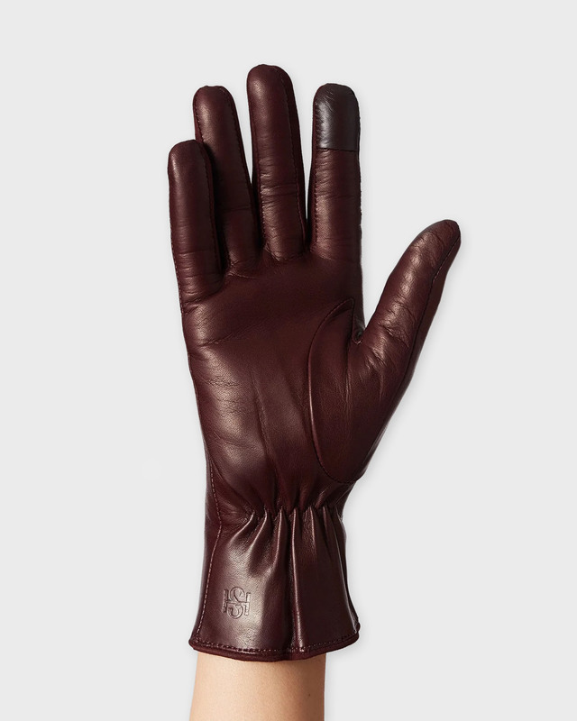 Handsome Stockholm Gloves Essentials Vino Vinröd L