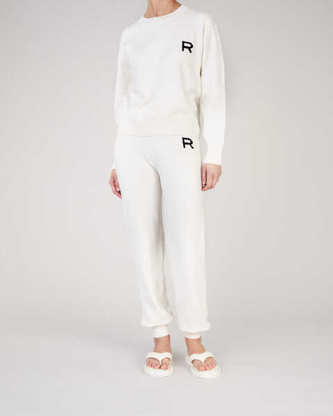 Tröja Cashmere Blend Sweater Offwhite 2