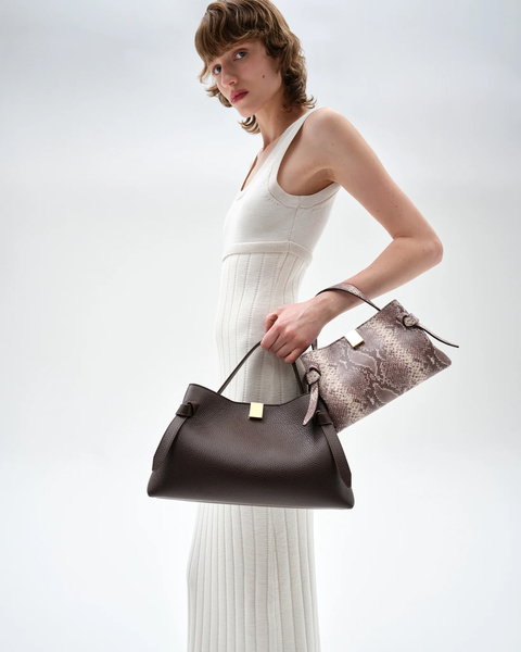 Väska Mini Gyoza Embossed Leather Snake 2