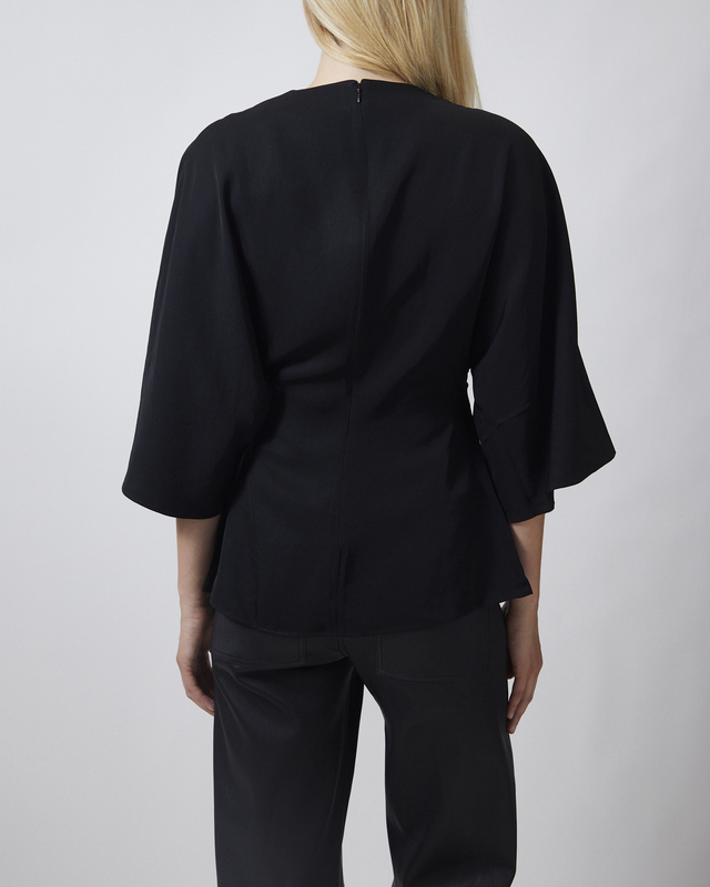 Malina Blouse Zilla Brooch Detailed Black 34
