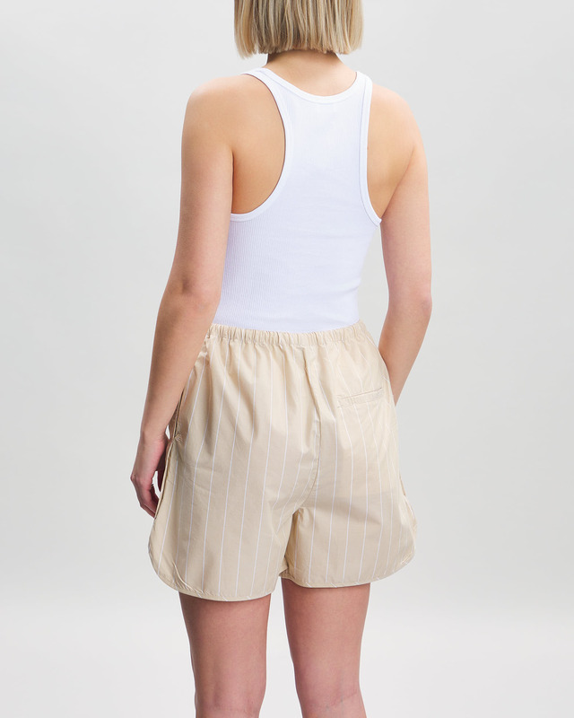 Filippa K Shorts Striped Drawstring Gul 38