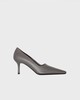 Acne Studios Klackskor Leather Pump Mörkgrå EUR 41