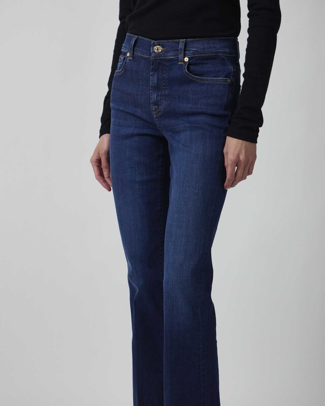 7 For All Mankind Jeans Bootcut Rinsed Indigo Dark blue wash 28