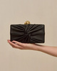 Cult Gaia Clutch Lisse Black ONESIZE