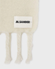 Jil Sander Scarf Plain Label White ONESIZE