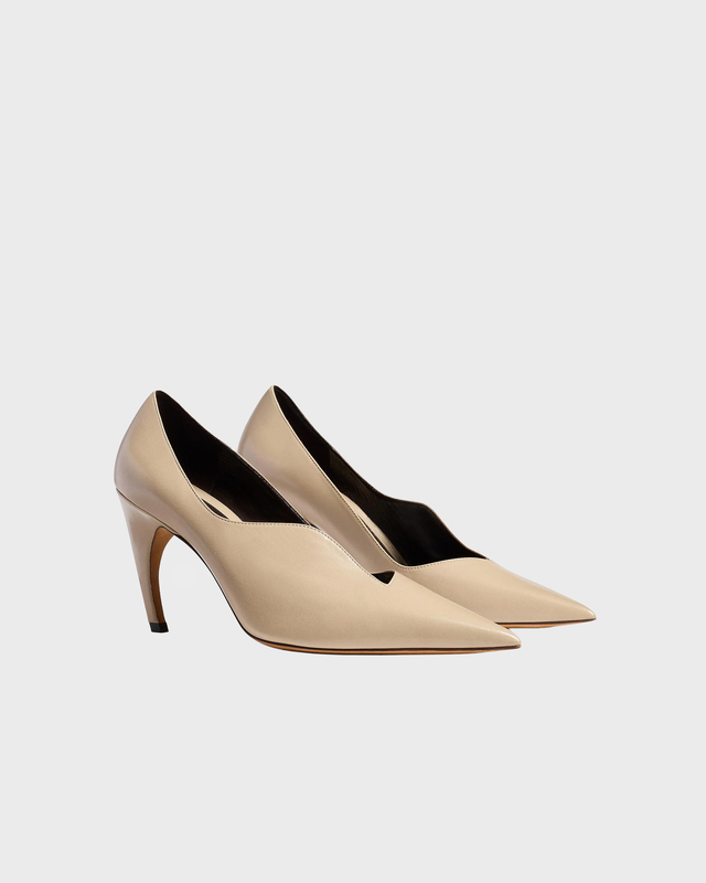 KHAITE Pumps Vivien 85 Taupe EUR 37